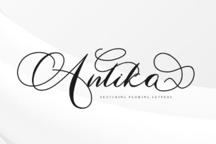 Antika: A Script Font for Modern, Sweet Designs