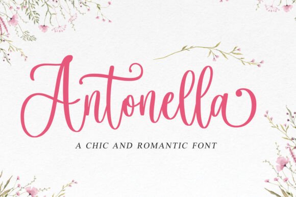 Antonella: The Script Font for Heartfelt Design