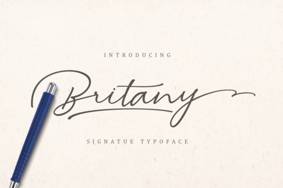 Britany: The Script Font for Authentic Branding