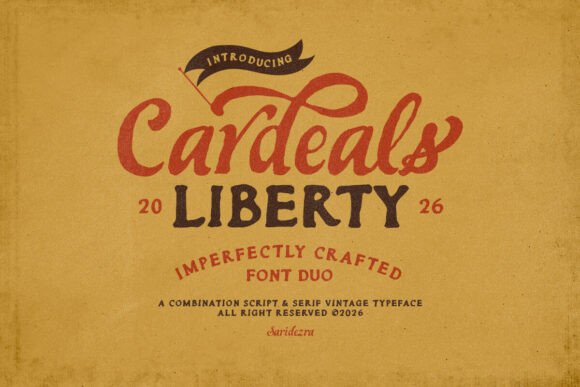 Cardeals: The Bold Hand-Drawn Duo for Authentic Branding