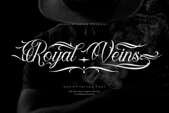 Command the Spotlight with Royal Veins: A Typeface for Bold Statements