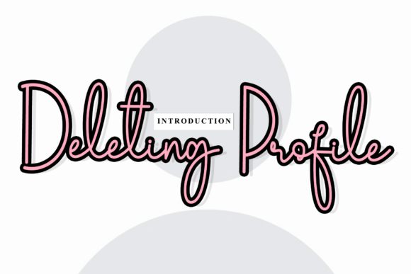 Deleting Profile: The Artisanal Script Font for Authentic Branding