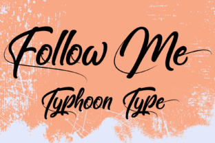 Follow Me Font: A Handwritten Script for Authentic Design