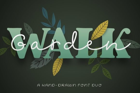 Garden Walk Font Duo: A Creative Asset for Modern Branding