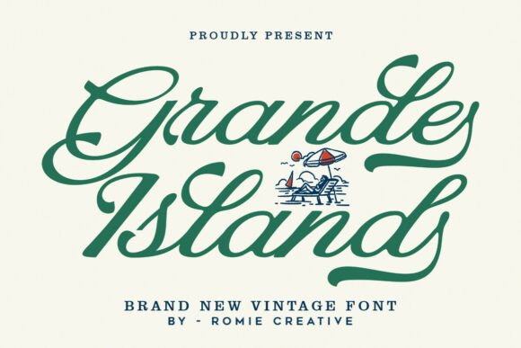 Grande Island: A Vintage Brand Font with Modern Soul