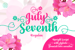 July Seventh: A Handcrafted Script Font for Distinctive Design