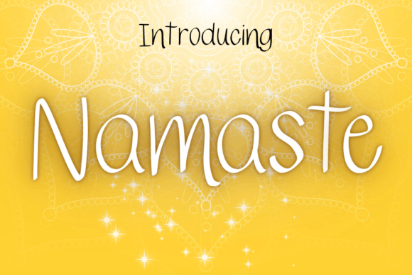 Namaste: The Script Font Blending Eastern Grace with Modern Style