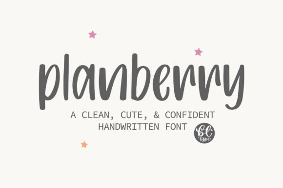 Planberry: The Clean, Cute Handwritten Font for Modern Designers