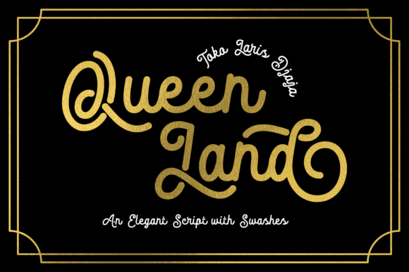 Queen Land: The Modern Script for Elegant Branding
