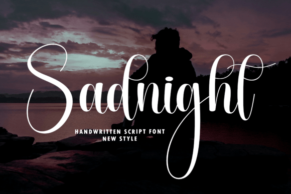 Sadnight: The Fluid Script for Modern Luxury