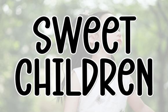 Sweet Children: Crafting Visual Elegance with a Modern Script