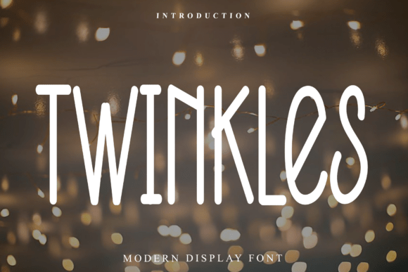 Twinkles: A Script Font with Autumnal Rhythm